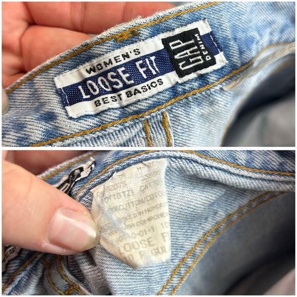 Vintage 90s Gap Jeans Straight Taper Leg size 10 - EUC - Picture 5 of 7